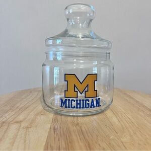 University of Michigan Glass Jar with Lid